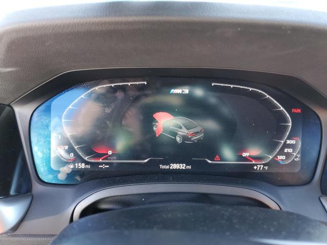 WBS33AY01MFL25735 - 2021 BMW M3 COMPETITION მწვანე ფოტო 9