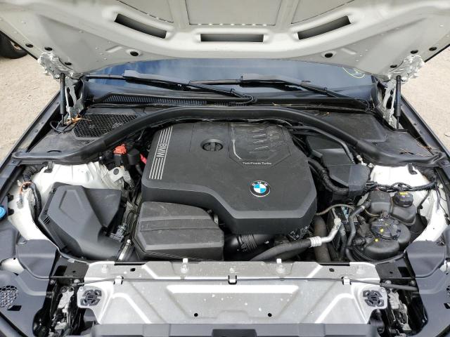 WBA5R7C54KFH30215 - 2019 BMW 330XI GRAY photo 11