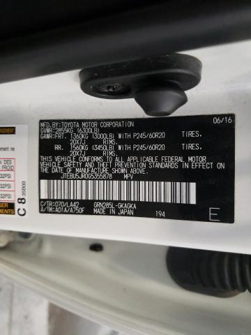 JTEBU5JR0G5355878 - 2016 TOYOTA 4RUNNER SR5/SR5 PREMIUM 白色 照片 13