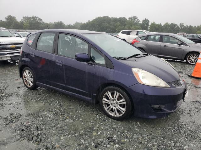 JHMGE88429S032597 - 2009 HONDA FIT SPORT BLUE photo 4