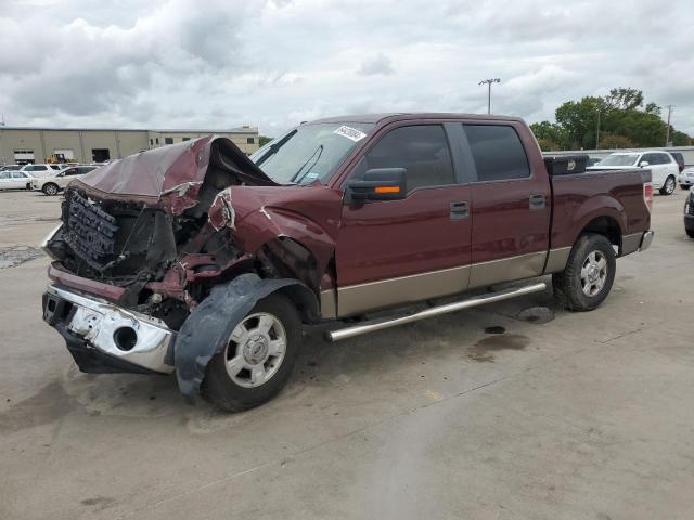 1FTEW1C83AKA59724 - 2010 FORD F150 SUPERCREW BURGUNDY photo 1