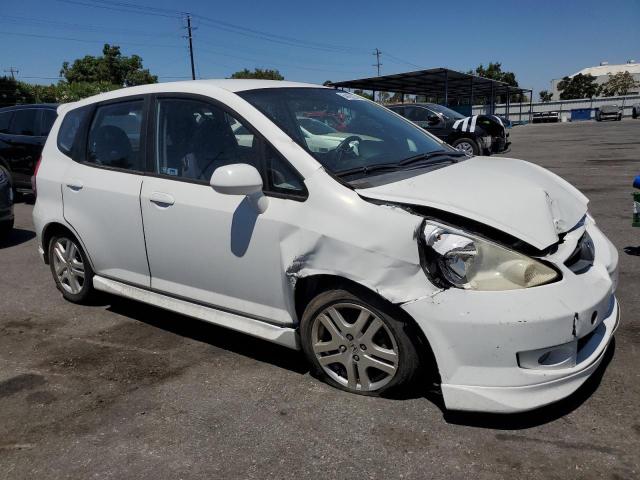 JHMGD38667S068524 - 2007 HONDA FIT S 白色 照片 4