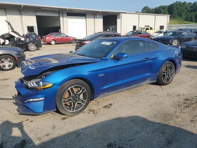 1FA6P8CF0J5106947 - 2018 FORD MUSTANG GT BLUE photo 1
