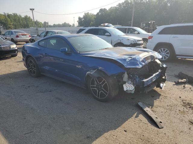 1FA6P8CF0J5106947 - 2018 FORD MUSTANG GT BLUE photo 4