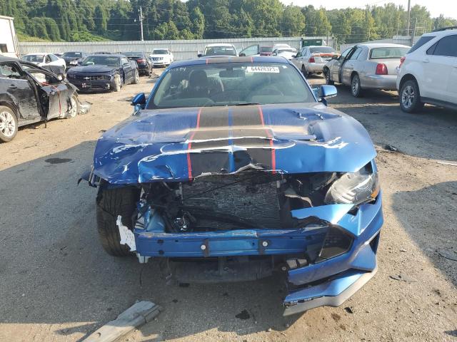 1FA6P8CF0J5106947 - 2018 FORD MUSTANG GT BLUE photo 5