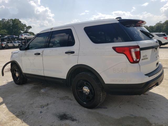 1FM5K8AR9JGB68543 - 2018 FORD EXPLORER POLICE INTERCEPTOR 白色 照片 2