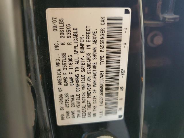 1HGCP36858A007461 - 2008 HONDA ACCORD EXL 黑色 照片 13