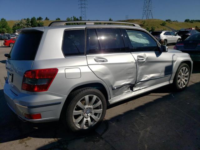 WDCGG8HB2BF662185 - 2011 MERCEDES-BENZ GLK 350 4MATIC SILVER photo 3