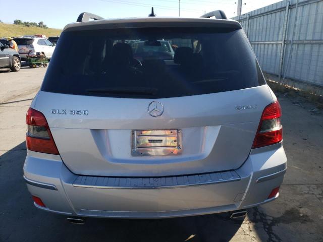 WDCGG8HB2BF662185 - 2011 MERCEDES-BENZ GLK 350 4MATIC SILVER photo 6