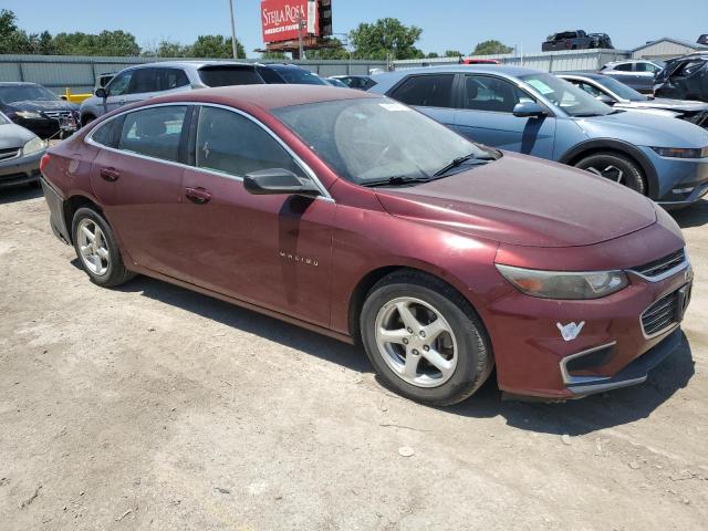 1G1ZC5ST8GF254977 - 2016 CHEVROLET MALIBU LS MAROON photo 4