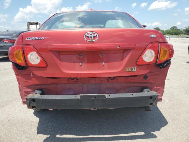 2T1BU4EE7AC249976 - 2010 TOYOTA COROLLA BASE Қызыл фото 6