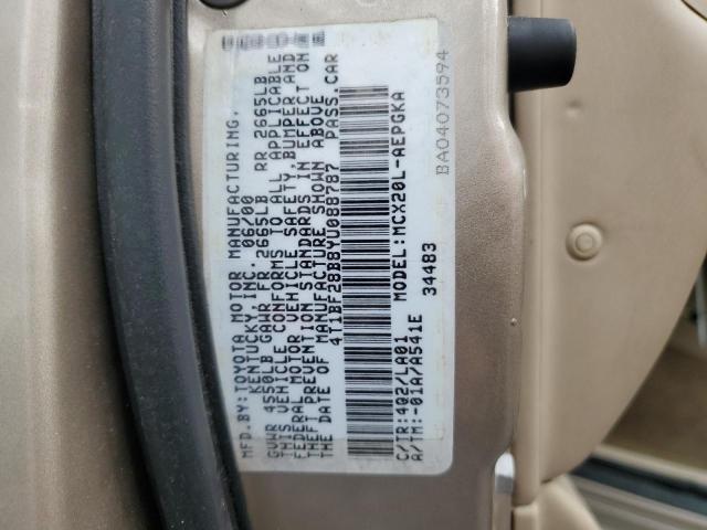 4T1BF28B8YU088787 - 2000 TOYOTA AVALON XL GOLD photo 24