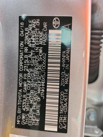 JTNKHMBX5J1006662 - 2018 TOYOTA C-HR XLE 银色 照片 14