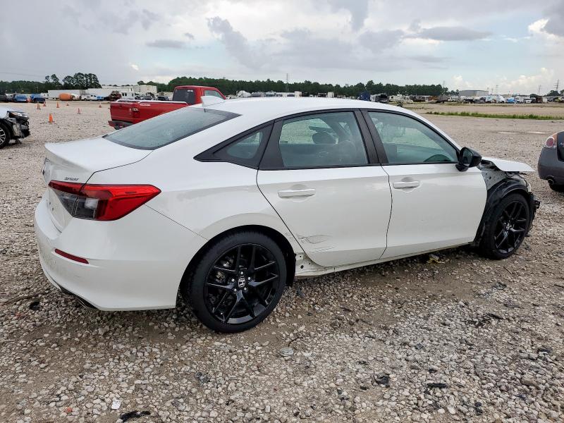 2HGFE2F55PH561344 - 2023 HONDA CIVIC SPORT თეთრი ფოტო 3