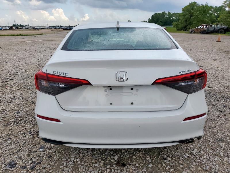 2HGFE2F55PH561344 - 2023 HONDA CIVIC SPORT თეთრი ფოტო 6
