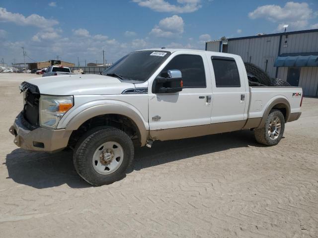 1FT7W2BT4BEB23452 - 2011 FORD F250 SUPER DUTY WHITE photo 1