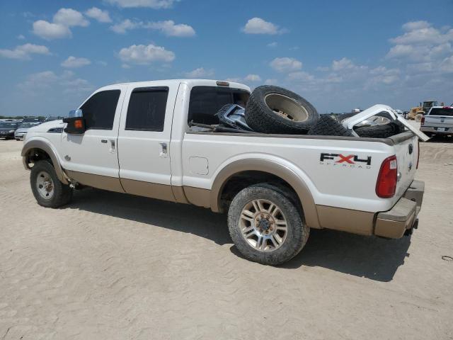 1FT7W2BT4BEB23452 - 2011 FORD F250 SUPER DUTY WHITE photo 2