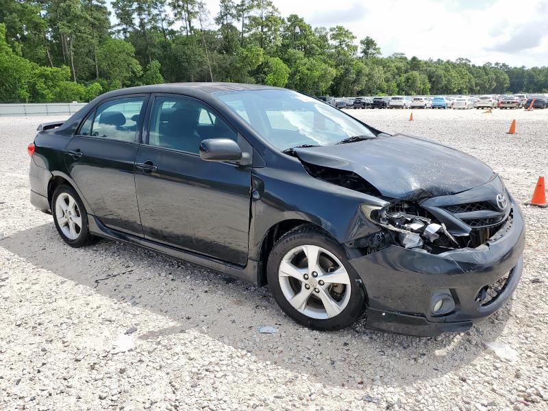 2T1BU4EE5BC724980 - 2011 TOYOTA COROLLA BASE 黑色 照片 4