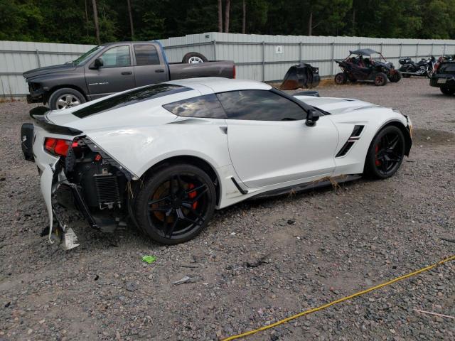 1G1YY2D78K5114650 - 2019 CHEVROLET CORVETTE GRAND SPORT 2LT WHITE photo 3