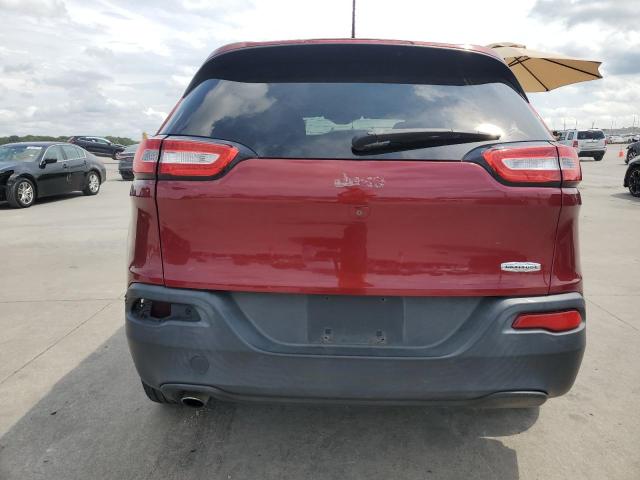 1C4PJLCB7FW671388 - 2015 JEEP CHEROKEE LATITUDE RED photo 6