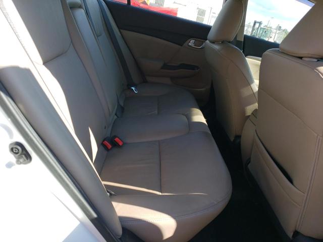 19XFB2F95EE009880 - 2014 HONDA CIVIC EXL თეთრი ფოტო 10