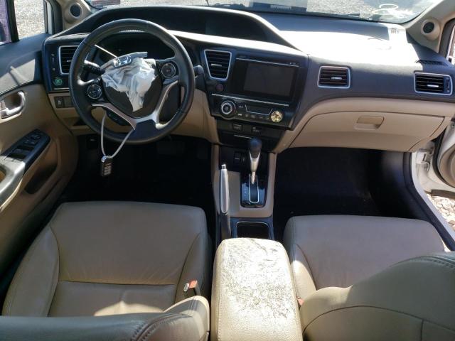 19XFB2F95EE009880 - 2014 HONDA CIVIC EXL თეთრი ფოტო 8