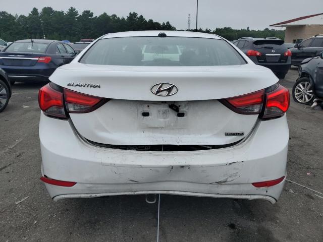 5NPDH4AE0GH680796 - 2016 HYUNDAI ELANTRA SE WHITE photo 6