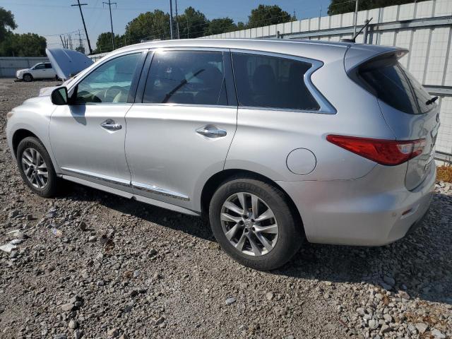 5N1AL0MM6DC332131 - 2013 INFINITI JX35 SILVER photo 2