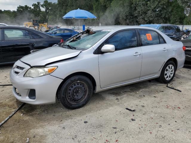 2T1BU4EE1BC746717 - 2011 TOYOTA COROLLA BASE SILVER photo 1