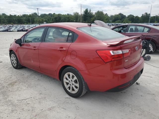 KNADM4A30E6393604 - 2014 KIA RIO LX RED photo 2