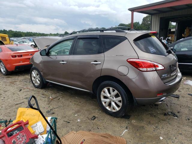 JN8AZ1MW3BW172252 - 2011 NISSAN MURANO S BROWN photo 2