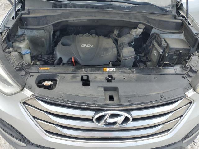 5XYZTDLB2GG369420 - 2016 HYUNDAI SANTA FE S GRAY photo 12