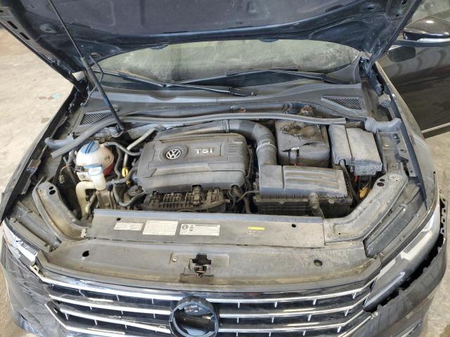 1VWBT7A31HC029855 - 2017 VOLKSWAGEN PASSAT SE შავი ფოტო 11