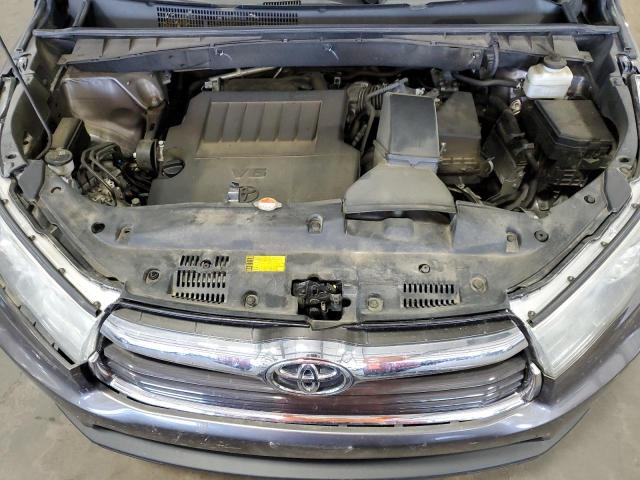 5TDJKRFHXGS296913 - 2016 TOYOTA HIGHLANDER XLE Silber Foto 12