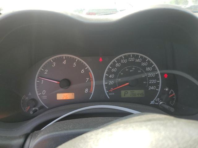 2T1BU4EE5BC576927 - 2011 TOYOTA COROLLA BASE Կապույտ լուսանկար 9