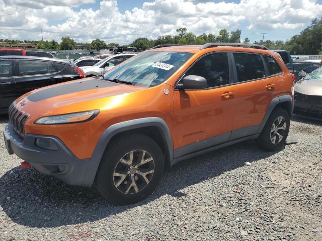 1C4PJMBS6EW257069 - 2014 JEEP CHEROKEE TRAILHAWK ORANGE photo 1