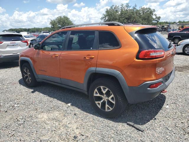 1C4PJMBS6EW257069 - 2014 JEEP CHEROKEE TRAILHAWK ORANGE photo 2