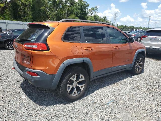 1C4PJMBS6EW257069 - 2014 JEEP CHEROKEE TRAILHAWK ORANGE photo 3