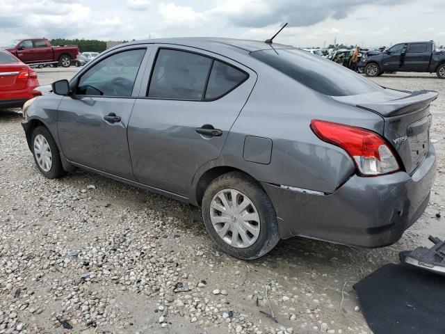 3N1CN7AP2JL801863 - 2018 NISSAN VERSA S GRAY photo 2