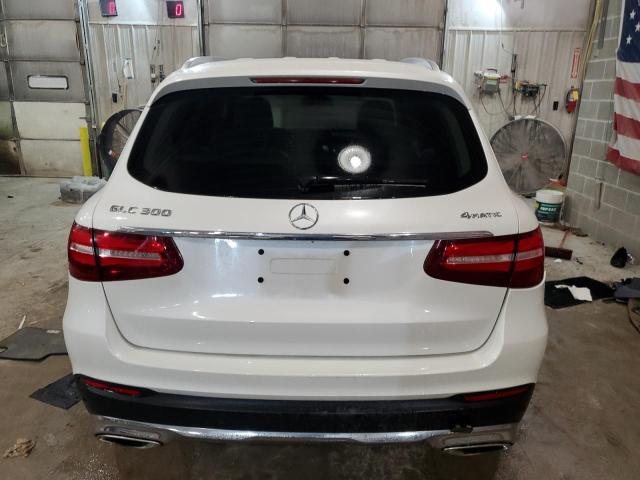 WDC0G4KBXJV061596 - 2018 MERCEDES-BENZ GLC 300 4MATIC WHITE photo 6