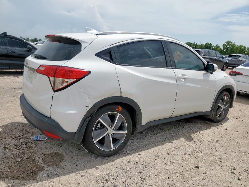3CZRU5H76MM722161 - 2021 HONDA HR-V EXL WHITE photo 3