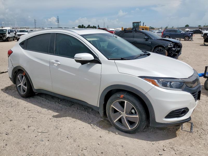 3CZRU5H76MM722161 - 2021 HONDA HR-V EXL WHITE photo 4