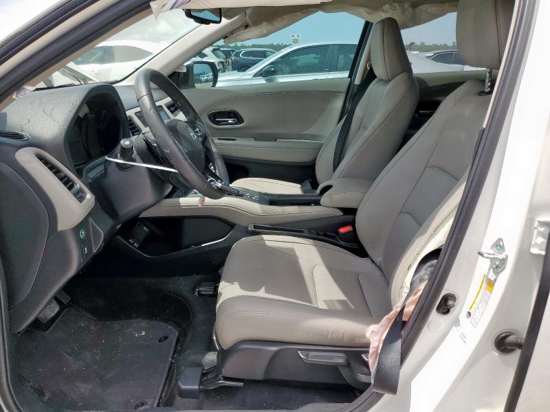 3CZRU5H76MM722161 - 2021 HONDA HR-V EXL WHITE photo 7