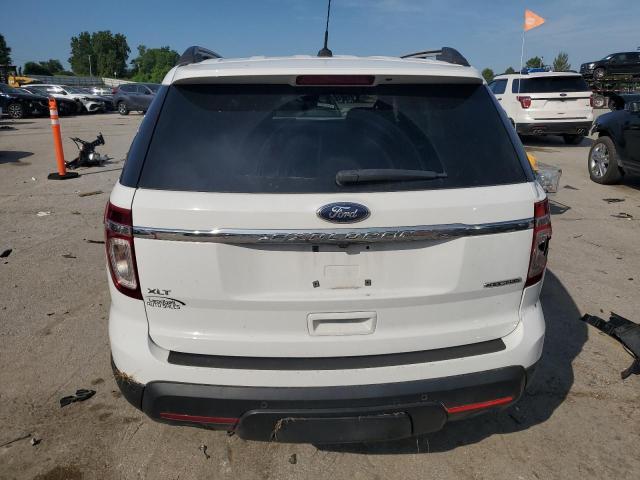 1FM5K7D82DGC19706 - 2013 FORD EXPLORER XLT أبيض صورة 6