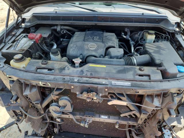 1N6BA0EC5FN508417 - 2015 NISSAN TITAN S 灰色 照片 11