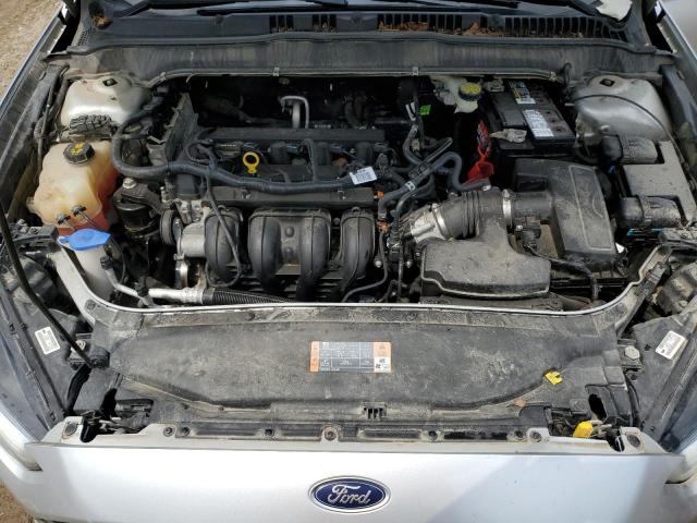 3FA6P0H79GR197306 - 2016 FORD FUSION SE GRAY photo 11