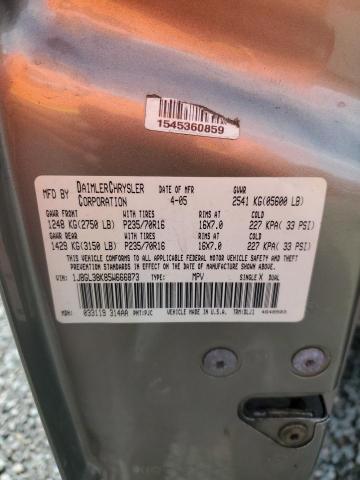 1J8GL38K85W666873 - 2005 JEEP LIBERTY RENEGADE BEIGE photo 13