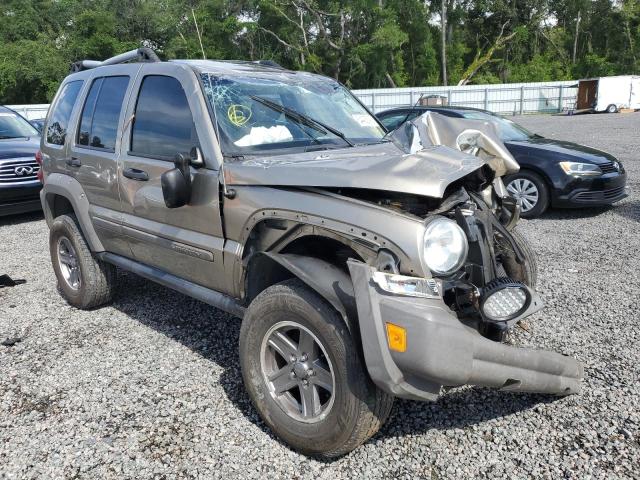 1J8GL38K85W666873 - 2005 JEEP LIBERTY RENEGADE BEIGE photo 4