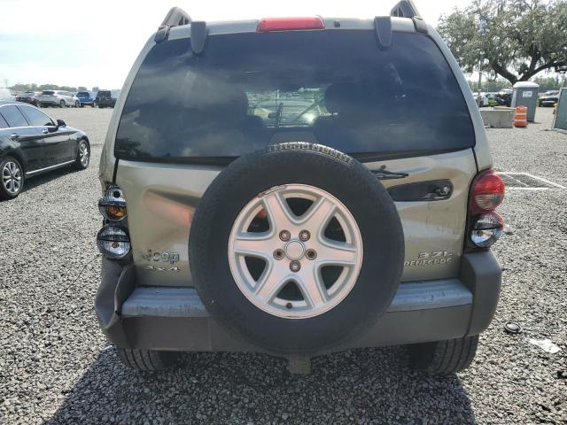 1J8GL38K85W666873 - 2005 JEEP LIBERTY RENEGADE BEIGE photo 6