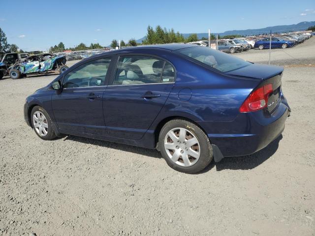 1HGFA16587L011662 - 2007 HONDA CIVIC LX BLUE photo 2